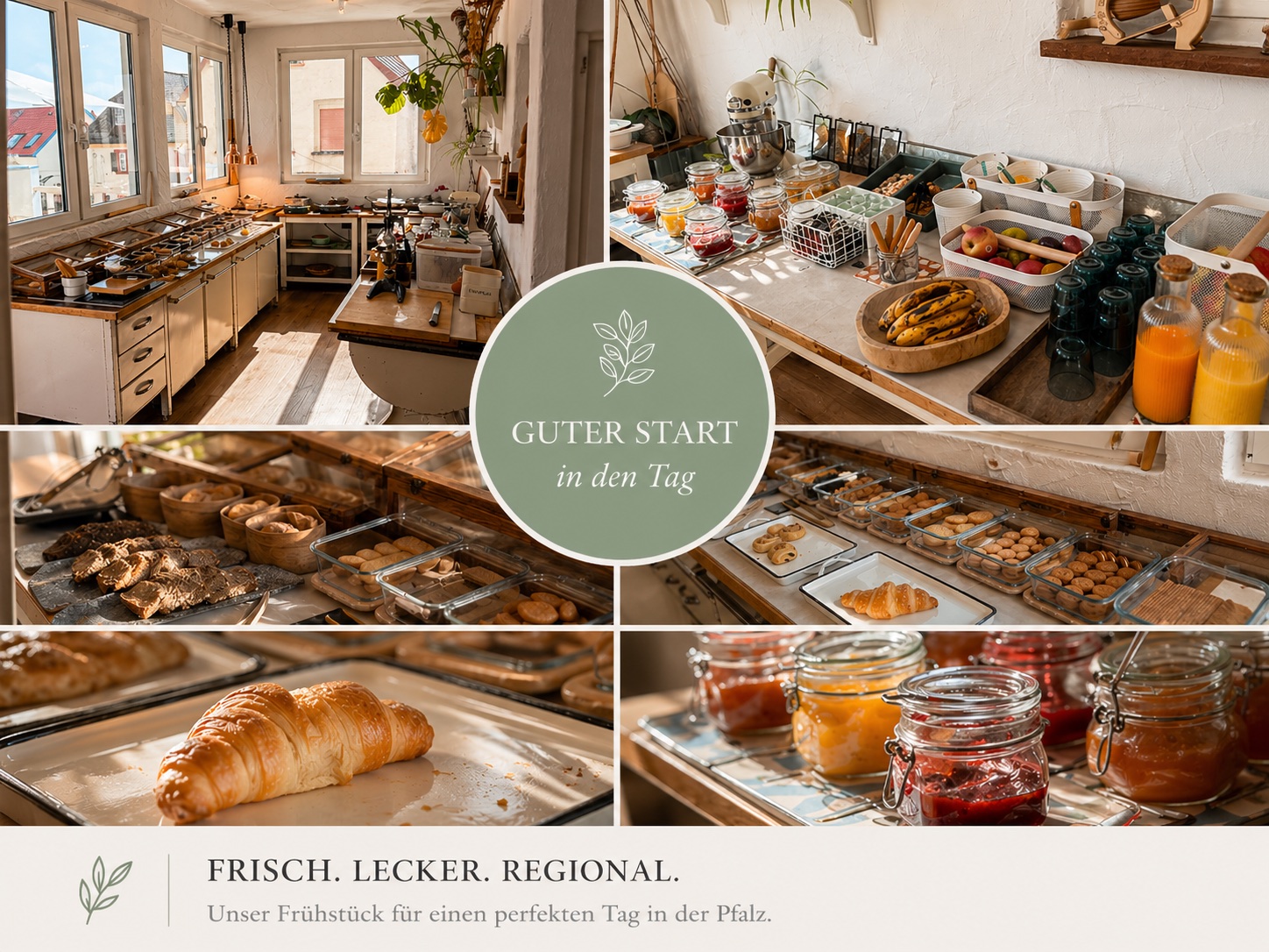 Frühstück mit regionalen Produkten